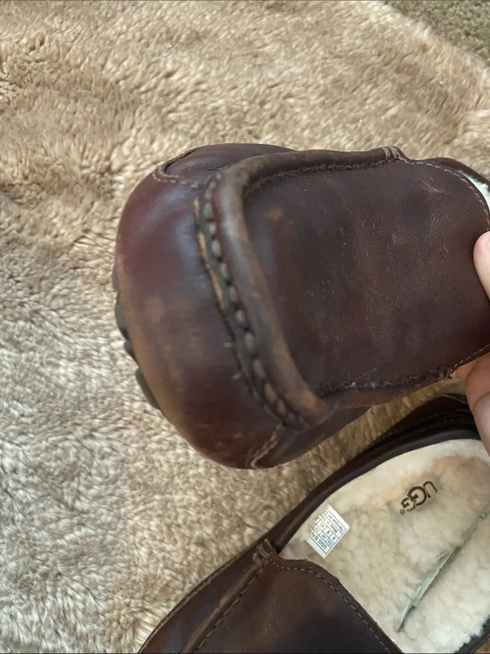 UGG soft leather